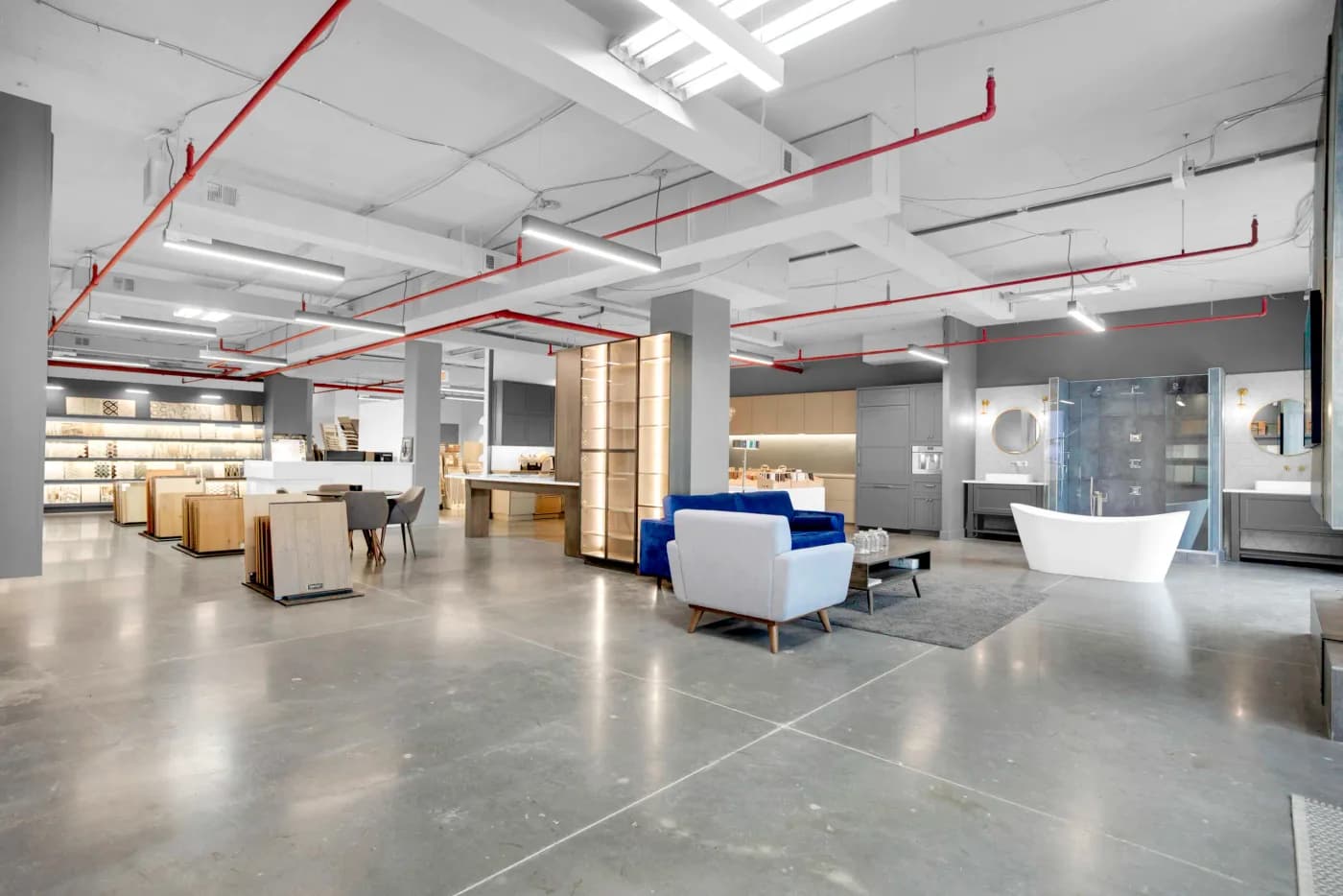 The EA Home Design showroom in Sterling, Virginia
